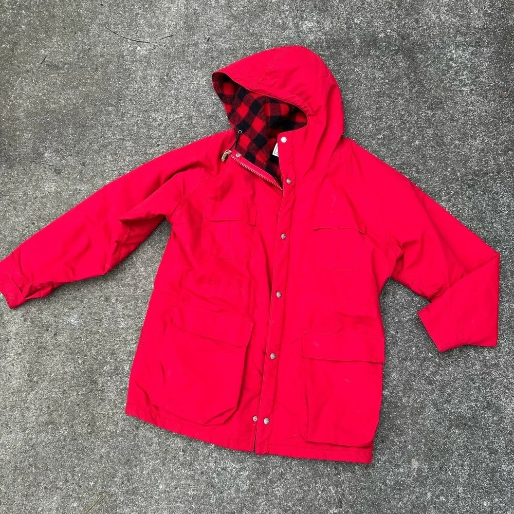 L.L. Bean Men's Baxter State Parka Bold Red Large